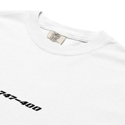 BOEING 747-400 JUMBO EDITION — hand-drawn artwork printed on standard T-shirt.