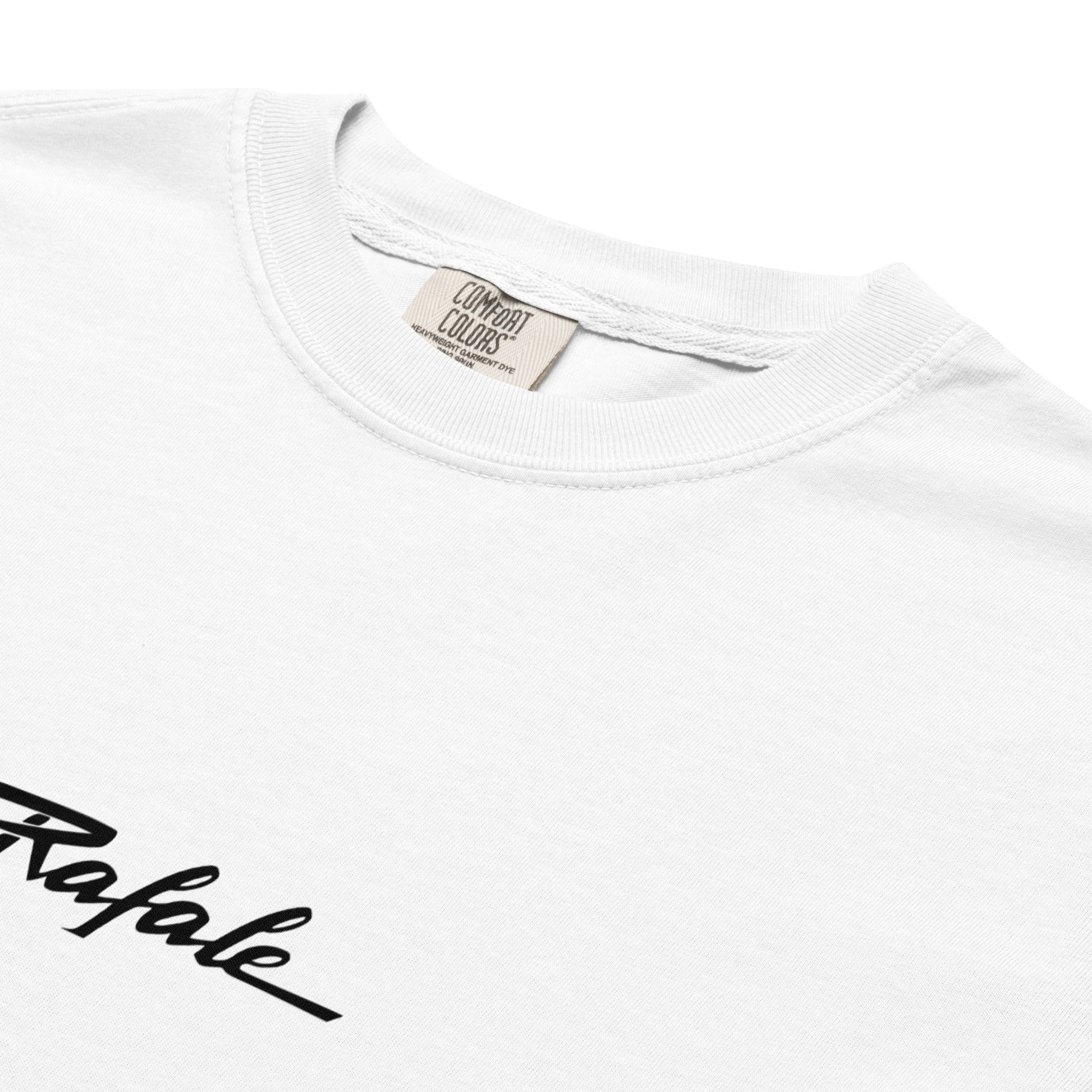 DASSAULT RAFALE M (MARINE NATIONALE) - CARRIER FIGHTER — hand-drawn artwork printed on standard T-shirt; RAF.