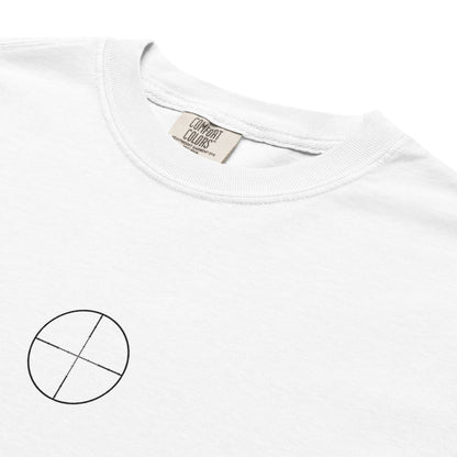 Hand-drawn schematic of the BARRETT M82A1.50 BMG printed on a standard T-shirt.