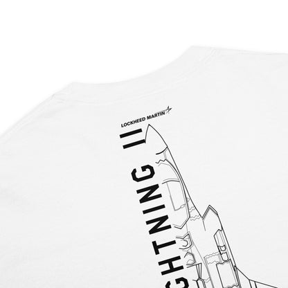 Lockheed Martin F-35B Lightning II STOVL Schematic Standard White T-Shirt