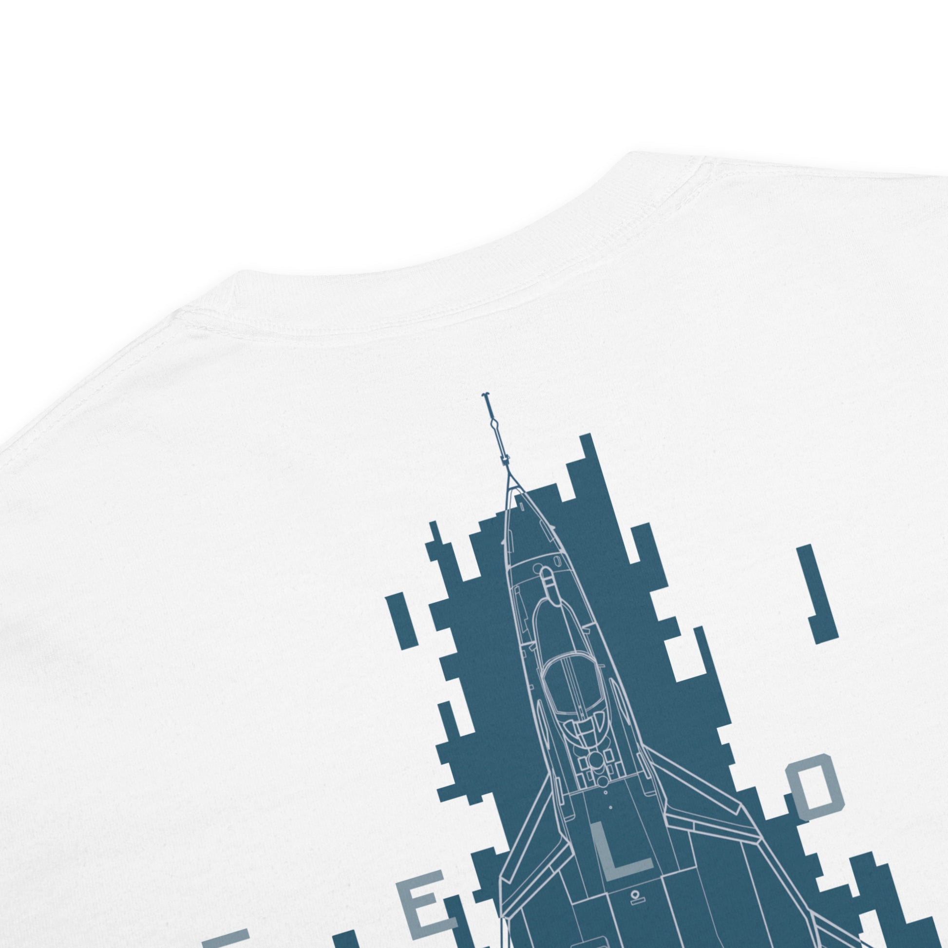 Sukhoi Su-57 T-50 Felon Camouflage Design Schematic - Standard White T-shirt.