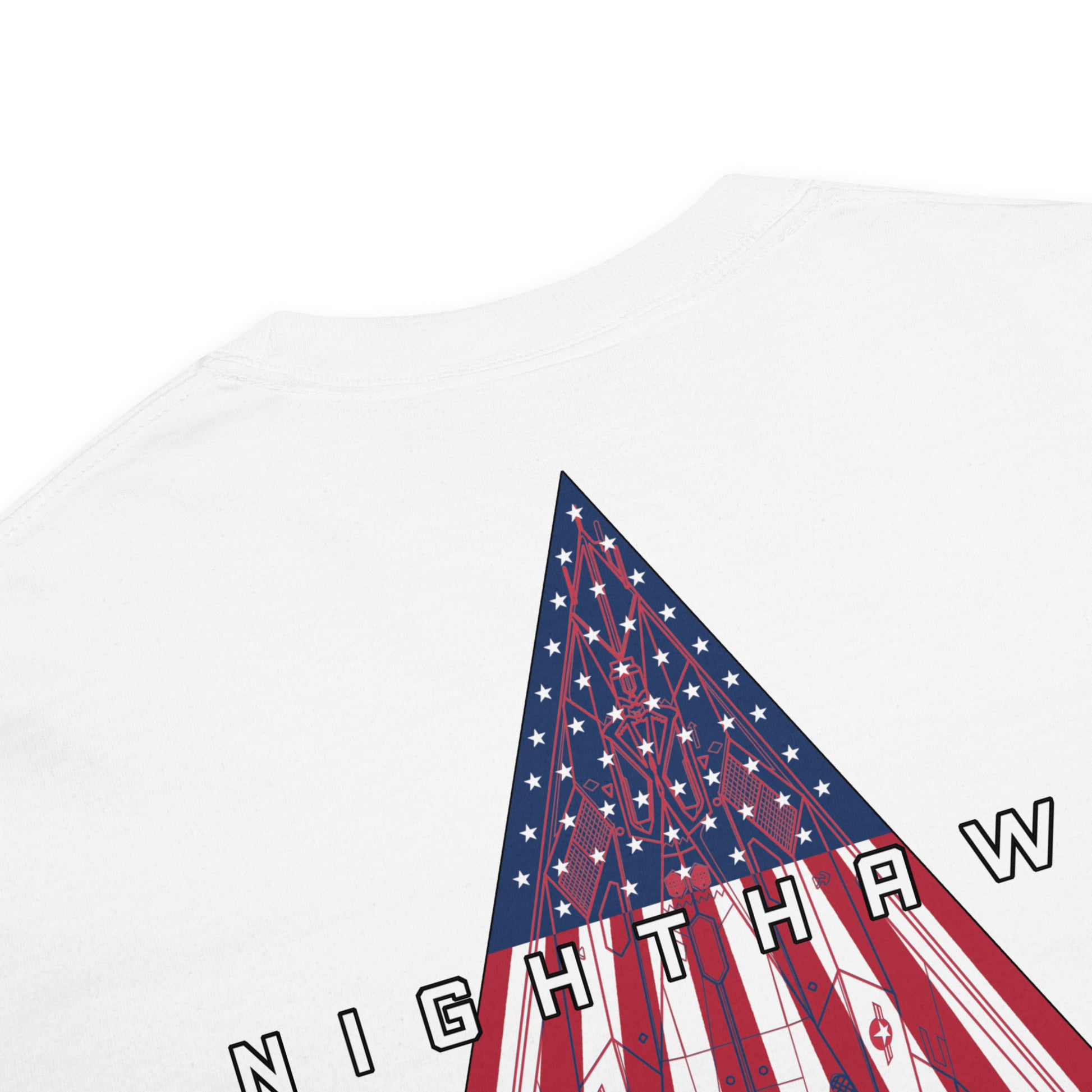 LOCKHEED MARTIN SKUNK WORKS F-117 NIGHTHAWK - 'LAST FLIGHT/ MURICA' LIVERY — STANDARD T-SHIRT artwork.; special livery