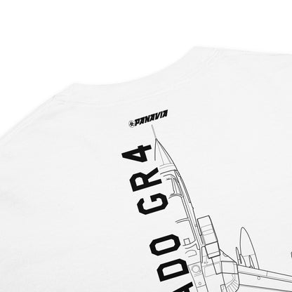 PANAVIA TORNADO GR4 — hand-drawn schematic artwork printed on standard T-shirt.