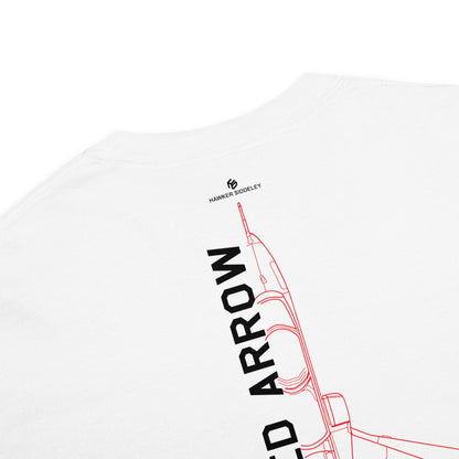 BAE HAWK T1 - RED ARROWS DISPLAY EDITION — hand-drawn artwork printed on standard T-shirt.