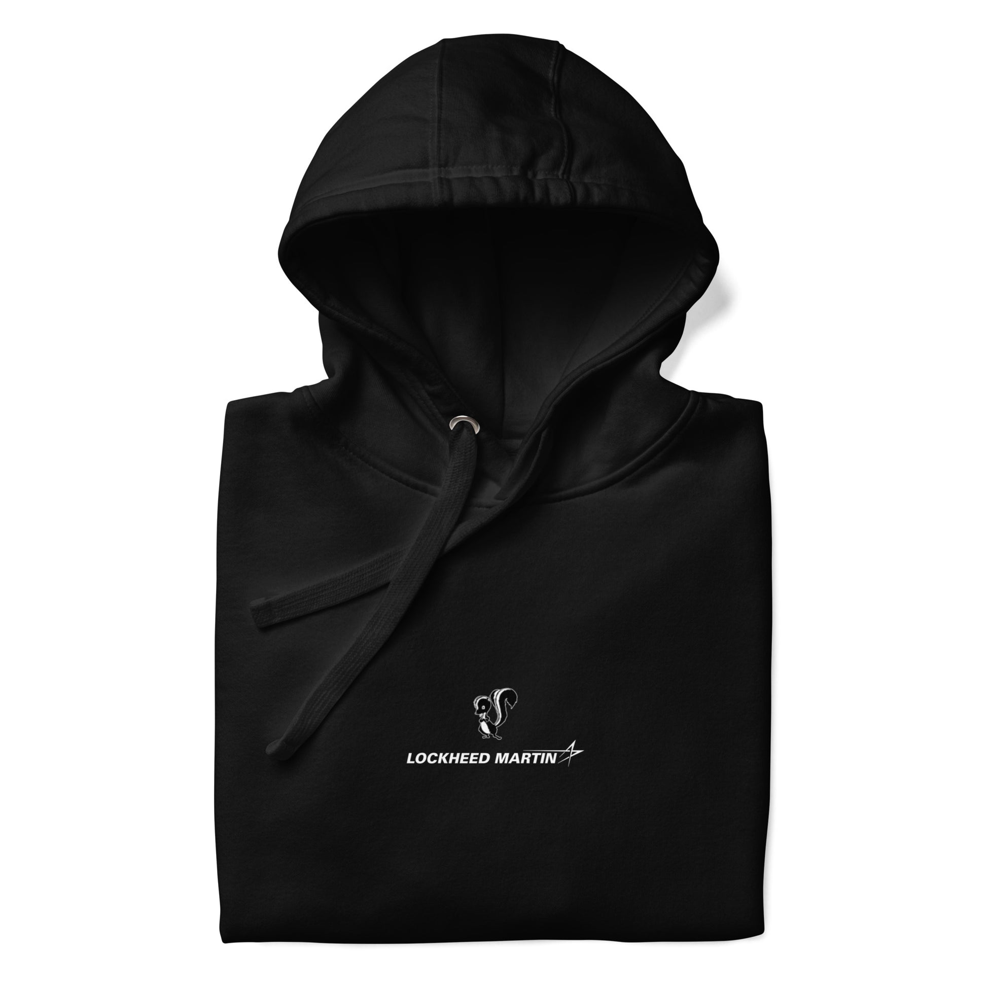 Hand-drawn schematic of the Lockheed Martin Skunk Works SR-72 Darkstar printed on a unisex hoodie.