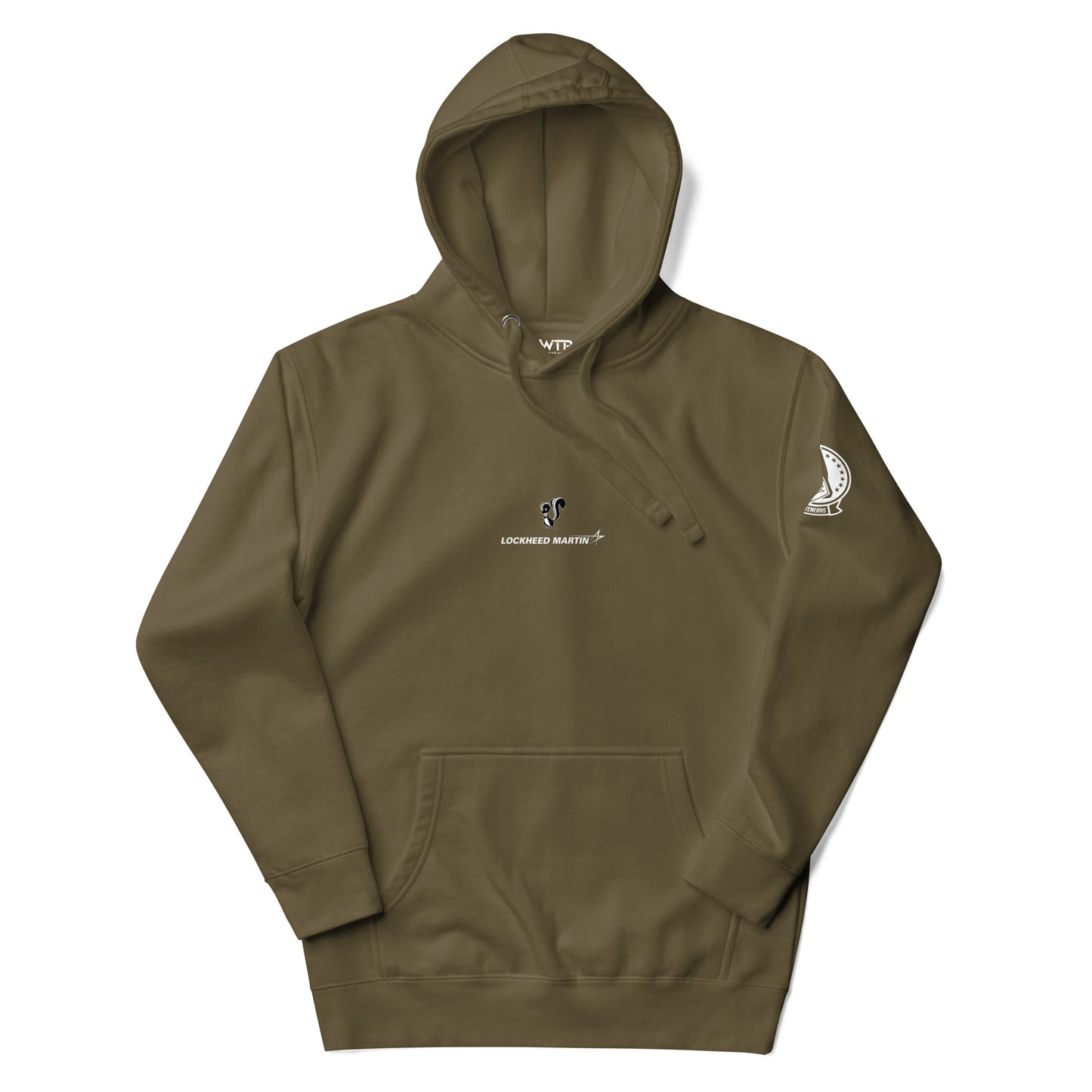 Hand-drawn schematic of the Lockheed Martin Skunk Works SR-72 Darkstar printed on a unisex hoodie.