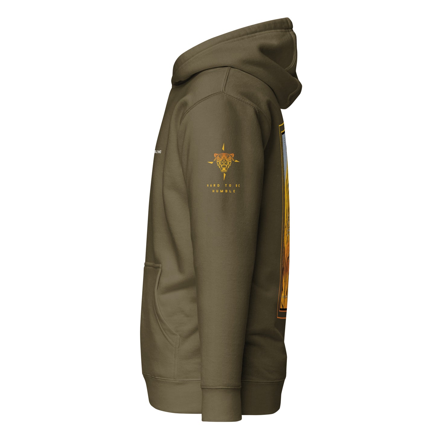 Hand-drawn schematic of the F-16 Fighting Falcon Belgian Air Force 31st Tiger Squadron 65th Anniversary livery on a unisex hoodie.