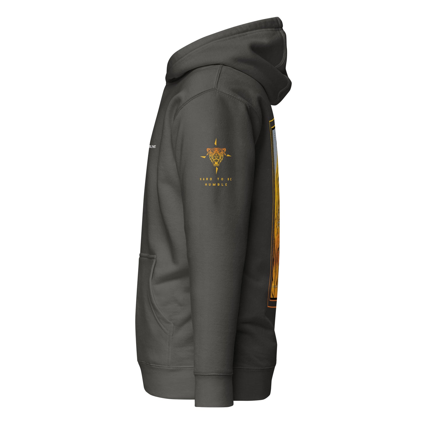 Hand-drawn schematic of the F-16 Fighting Falcon Belgian Air Force 31st Tiger Squadron 65th Anniversary livery on a unisex hoodie.