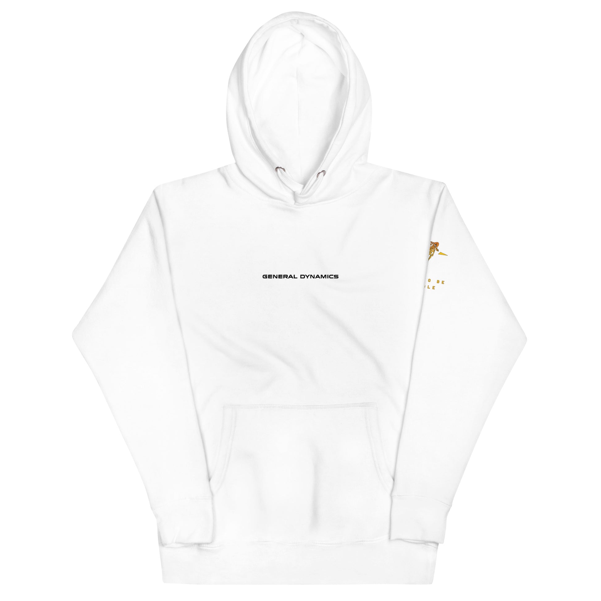 Hand-drawn schematic of the F-16 Fighting Falcon Belgian Air Force 31st Tiger Squadron 65th Anniversary livery on a unisex hoodie.