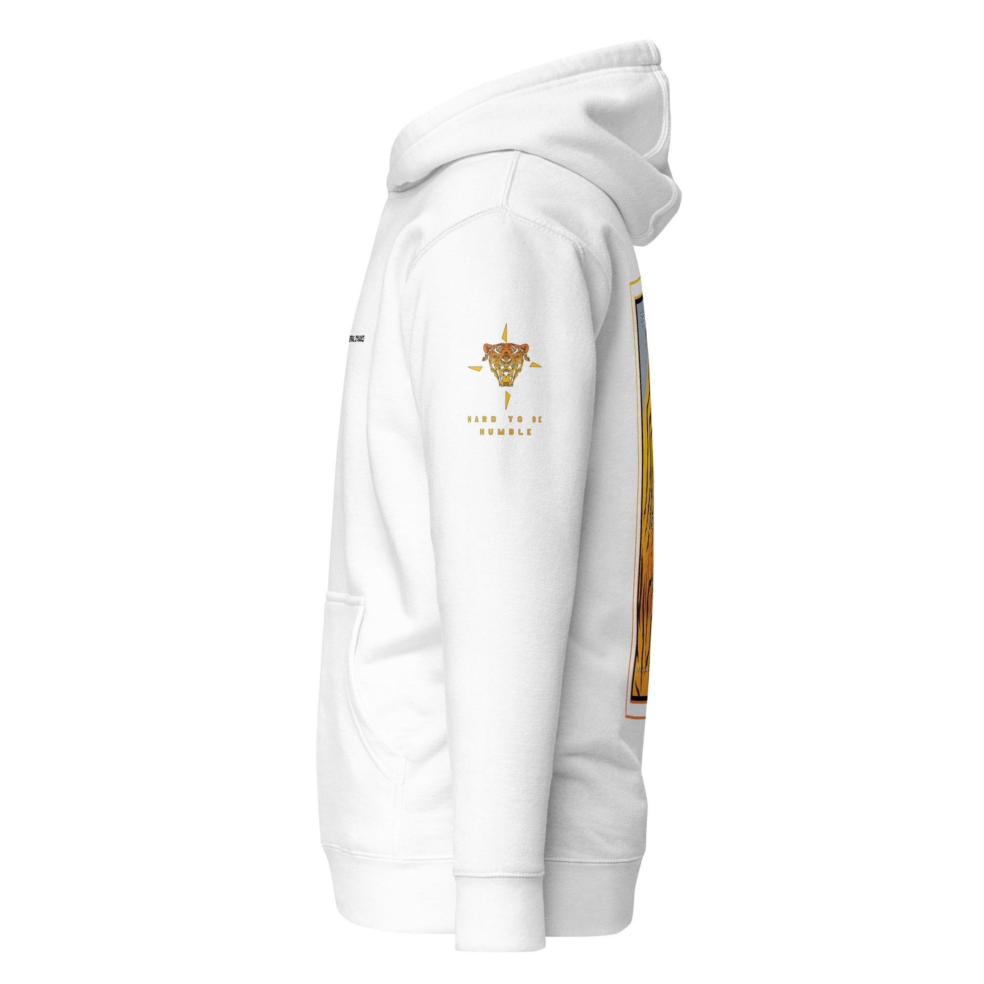 Hand-drawn schematic of the F-16 Fighting Falcon Belgian Air Force 31st Tiger Squadron 65th Anniversary livery on a unisex hoodie.